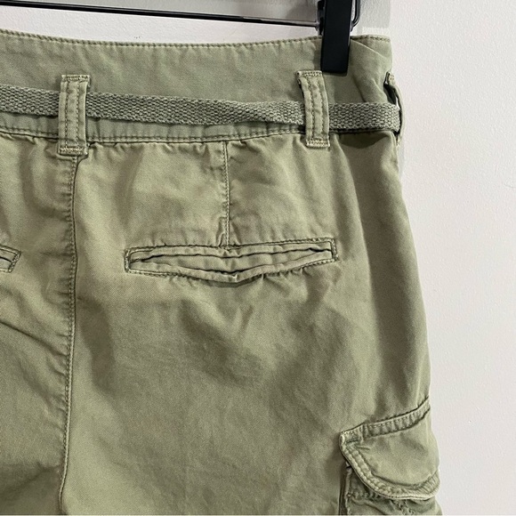 FREE PEOPLE Desert Cargo Pant Moss Green Utility Casual Comfort Size 25 - Picture 7 of 12